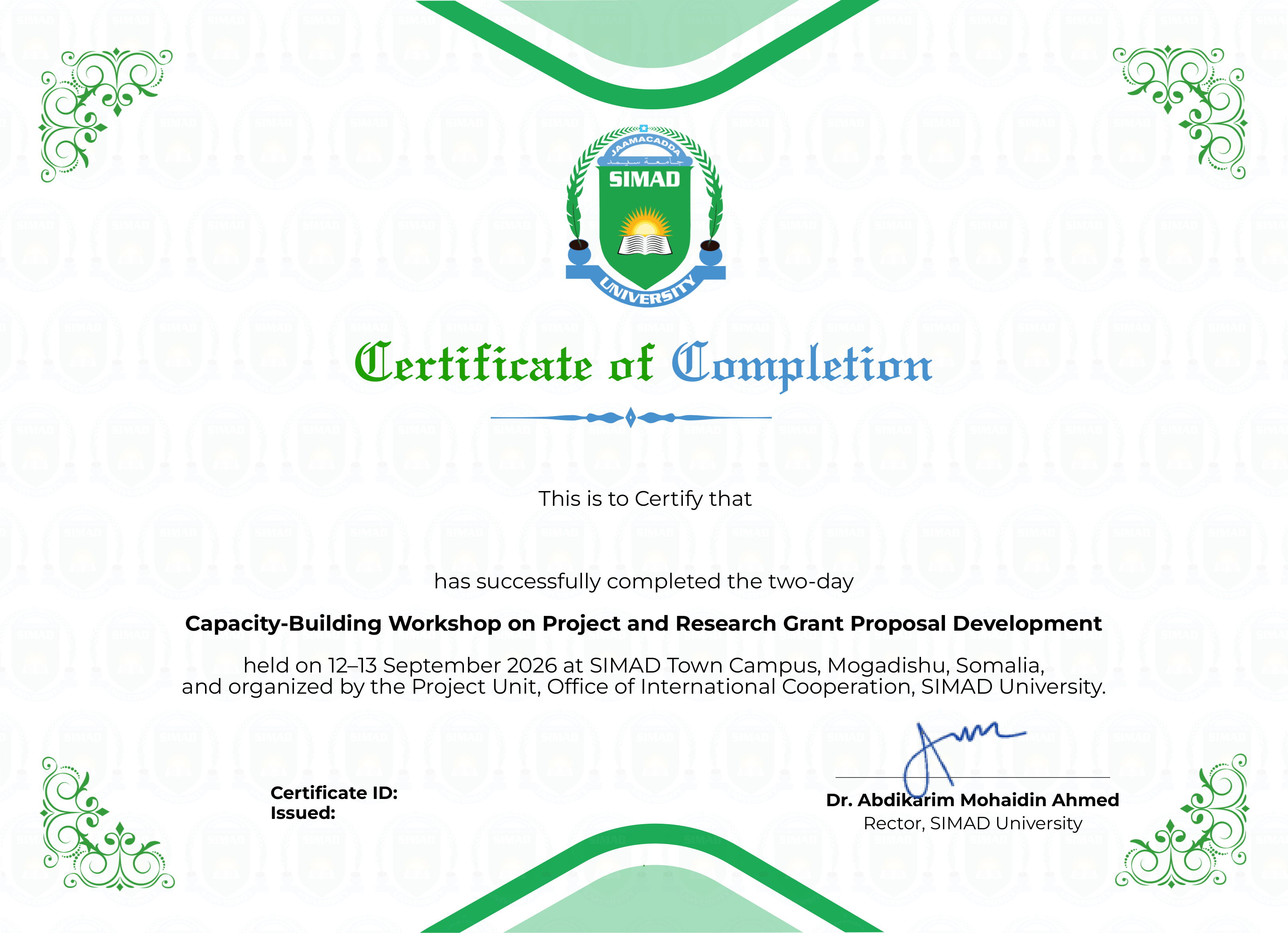 Certificate Background